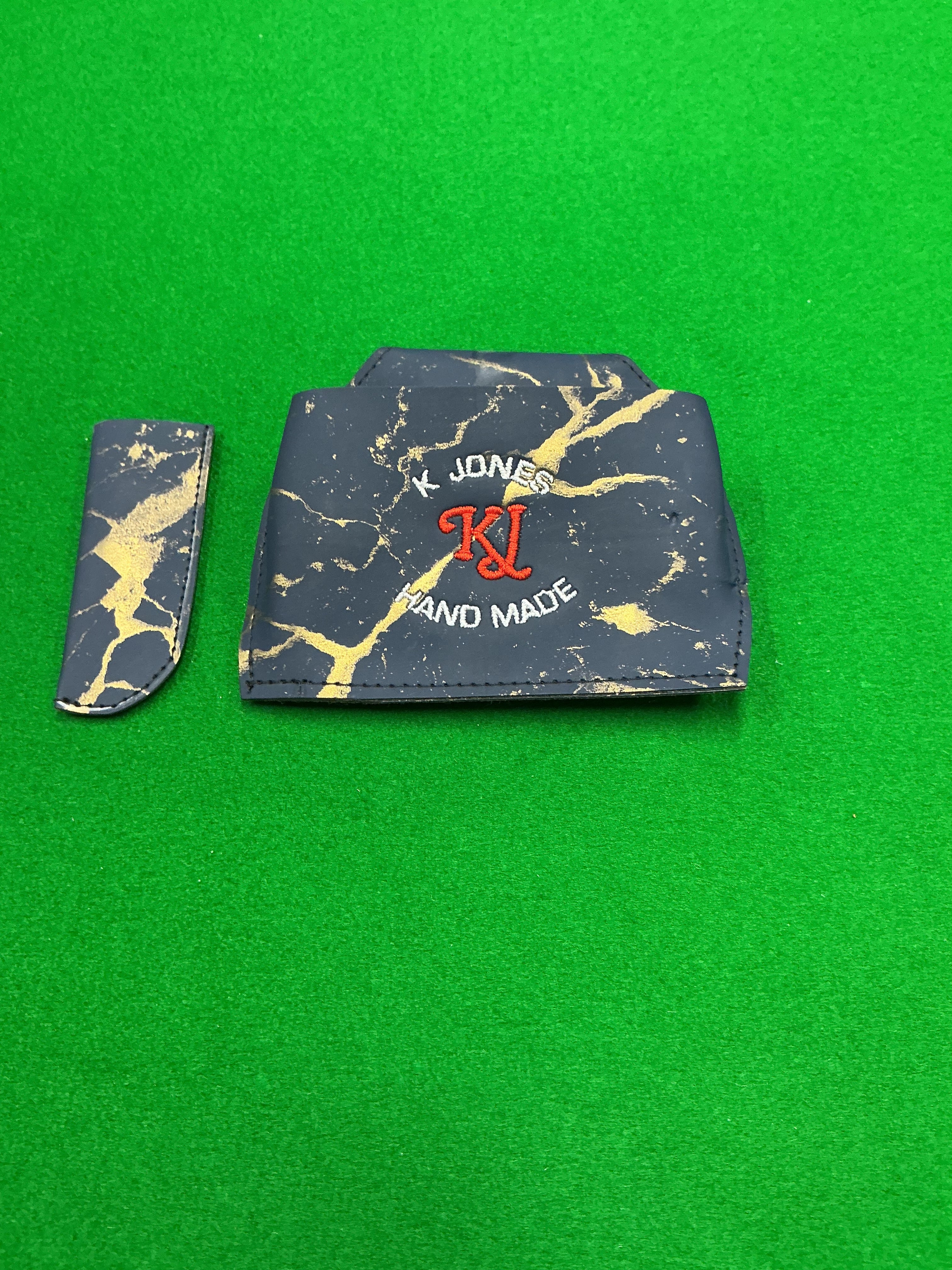 Chalk Pouch & Tip Protector set (leatherette)